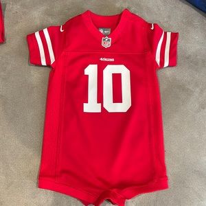 6/9 month 49er jersey onsie! ❤️